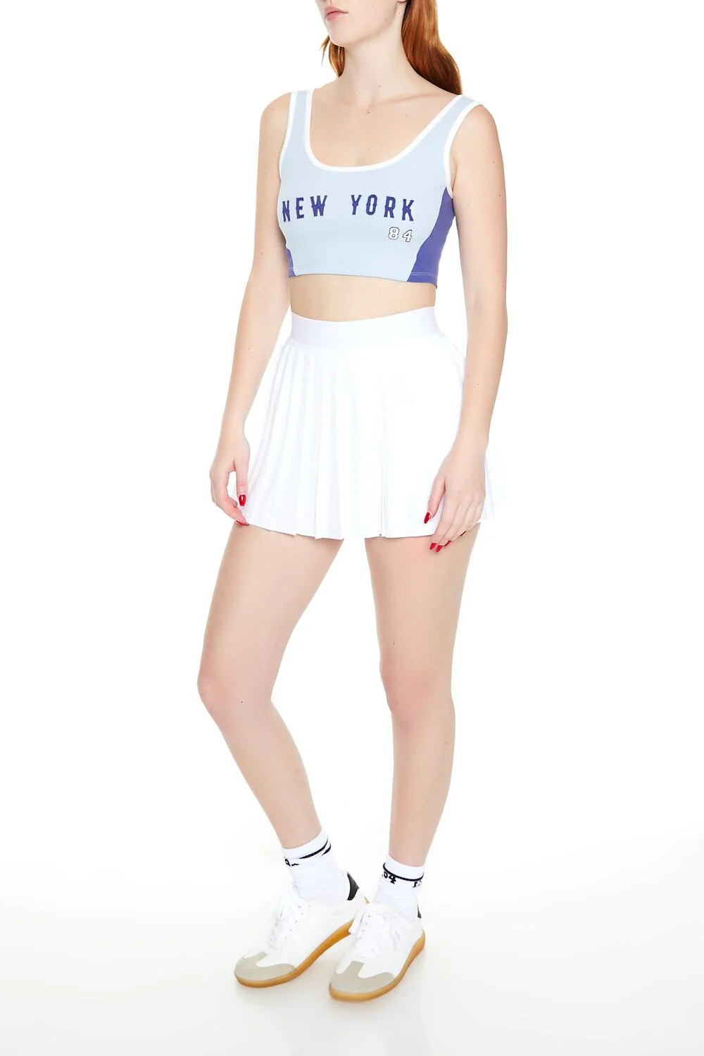Pleated Mini Skort - Image 9