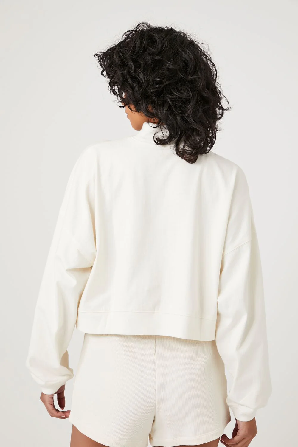 Mock Neck Dolman-Sleeve Top - Image 3
