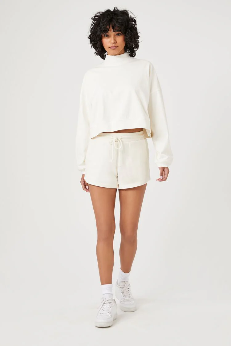 Mock Neck Dolman-Sleeve Top - Image 4