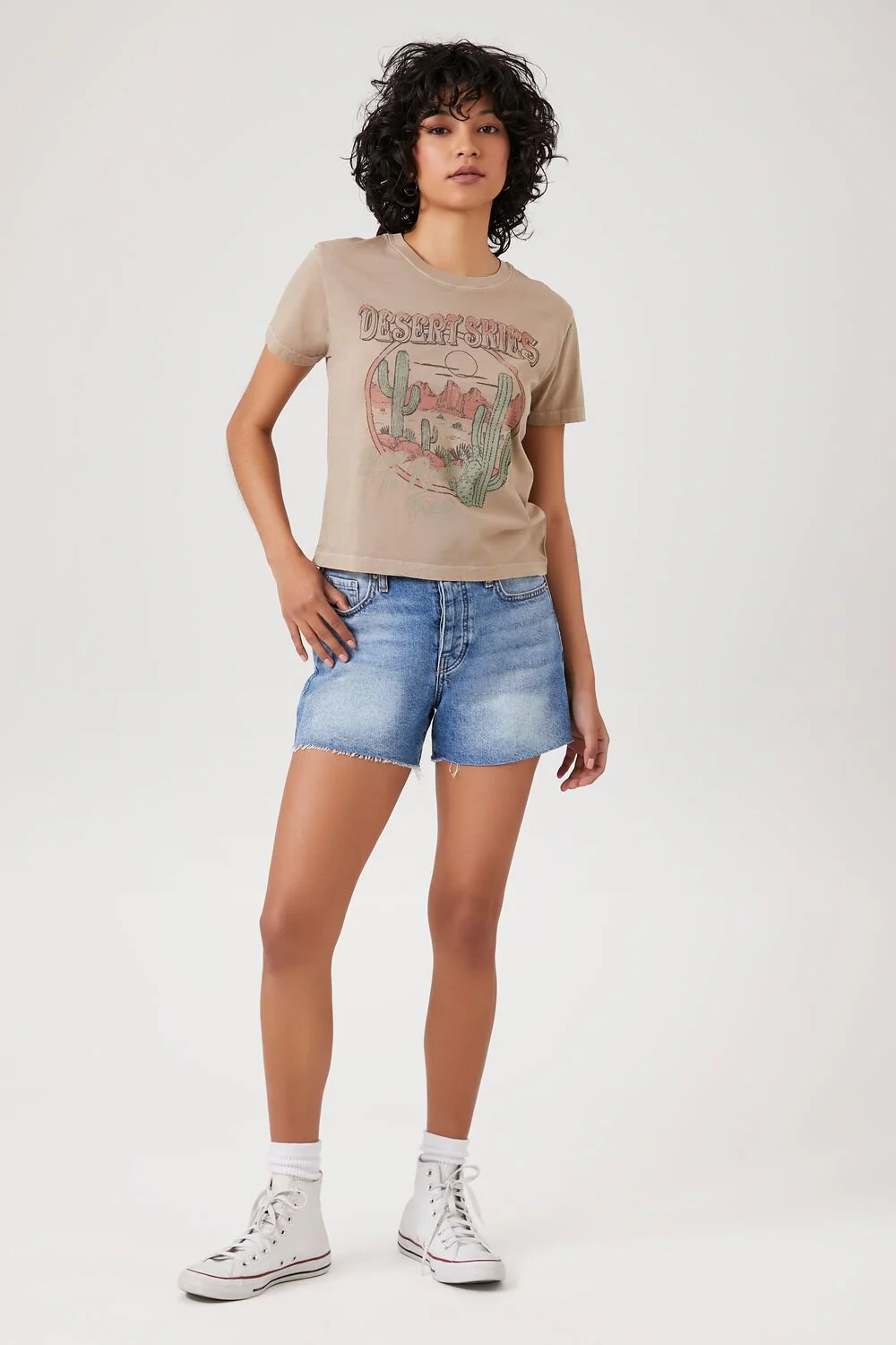 Desert Skies Graphic Baby Tee - Image 4