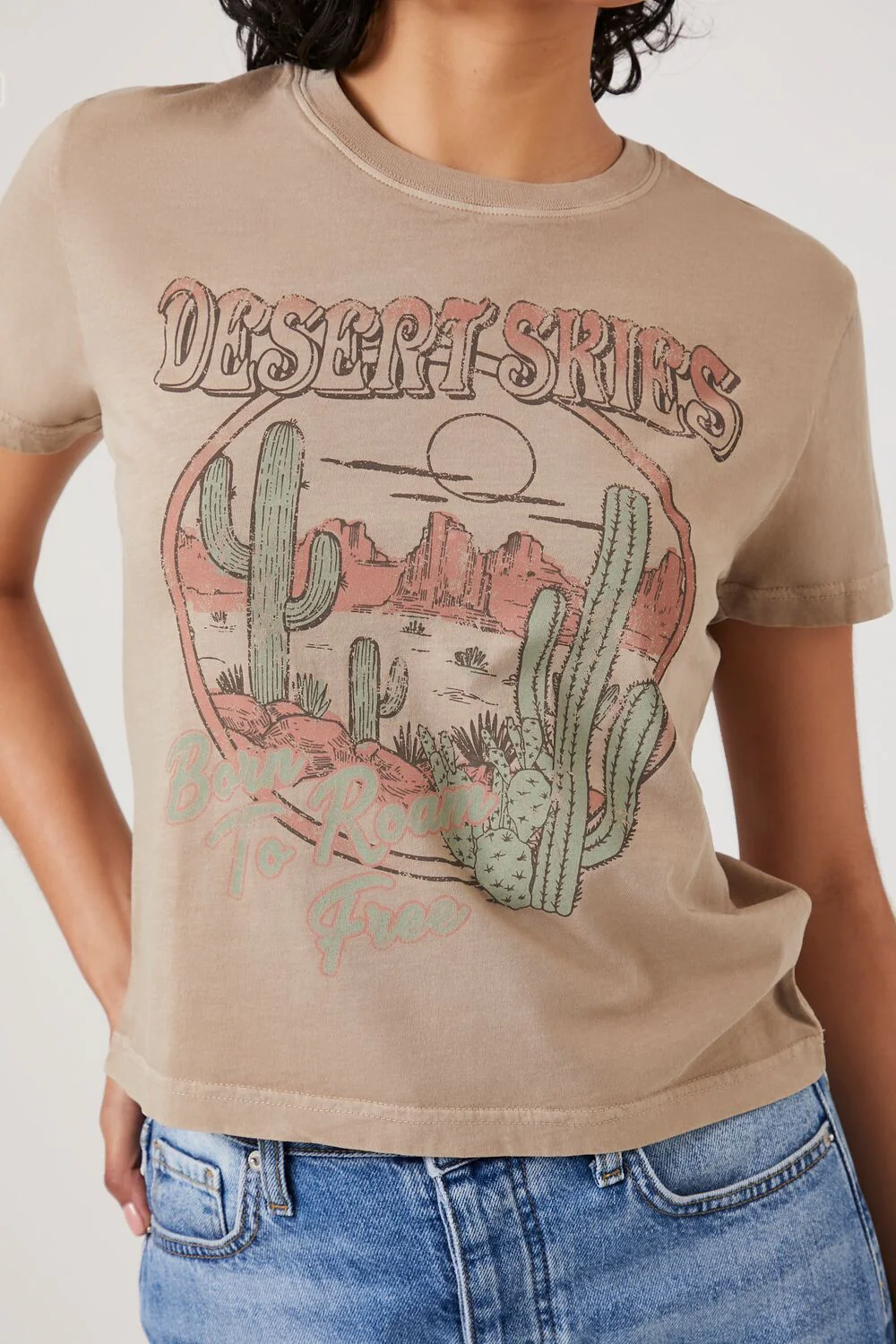 Desert Skies Graphic Baby Tee - Image 5