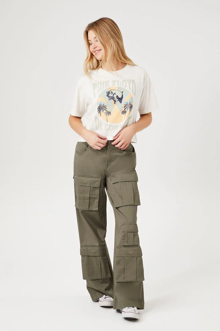 Pink Floyd Graphic Cropped Tee - Image 4
