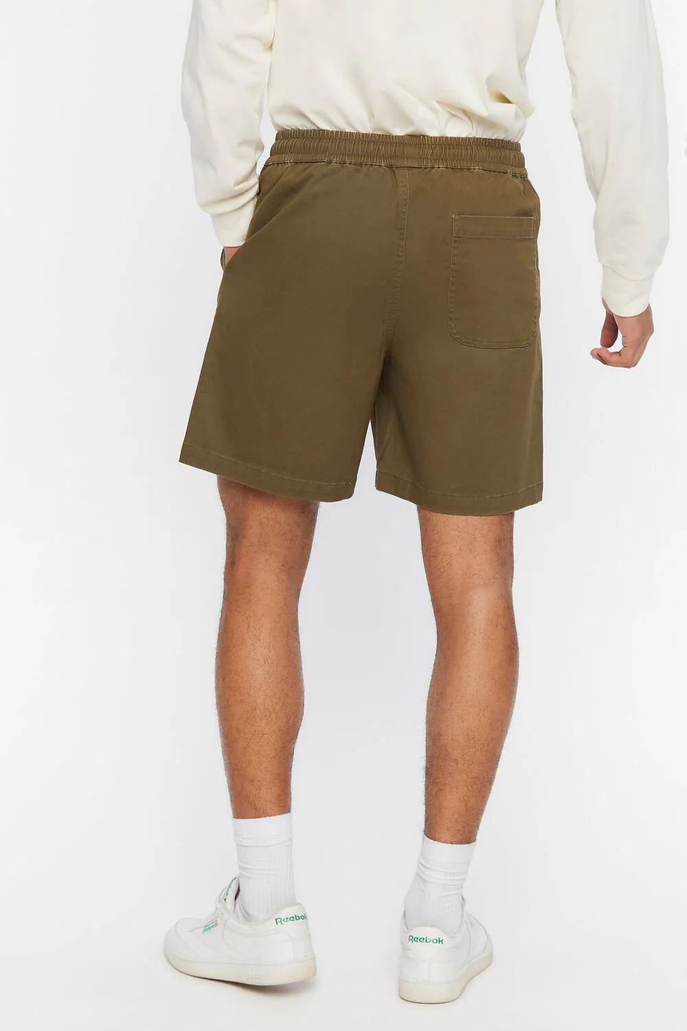Cotton-Blend Drawstring Shorts - Image 10