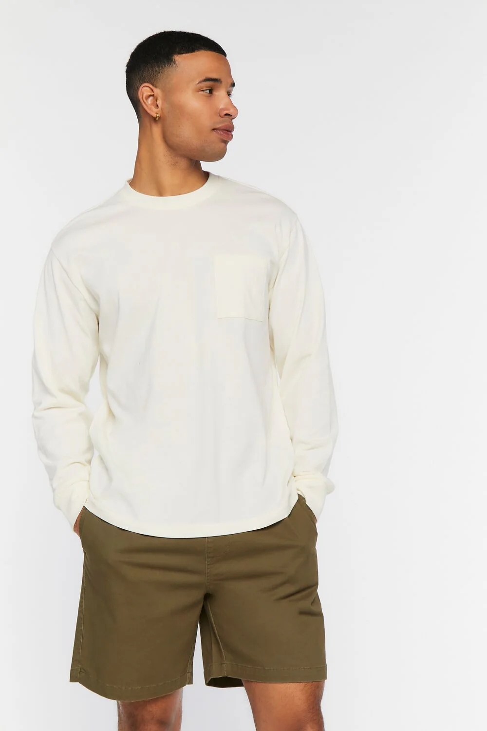 Cotton-Blend Drawstring Shorts - Image 7