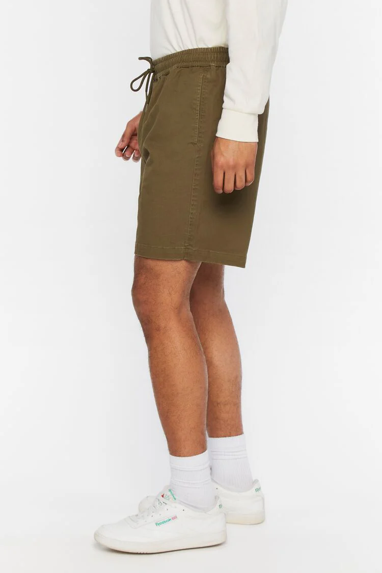Cotton-Blend Drawstring Shorts - Image 9