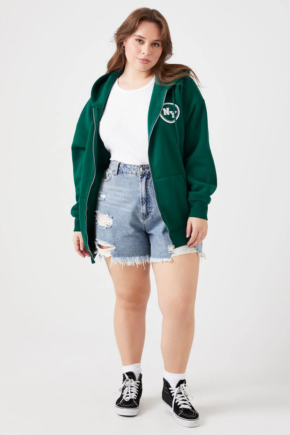 Plus Size New York Zip-Up Hoodie - Image 4