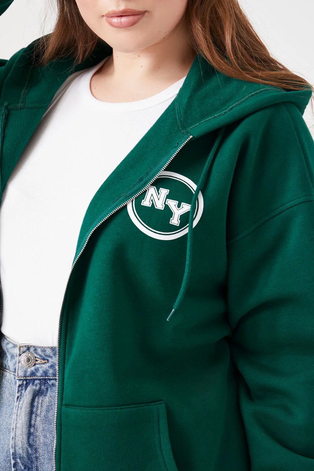 Plus Size New York Zip-Up Hoodie - Image 5
