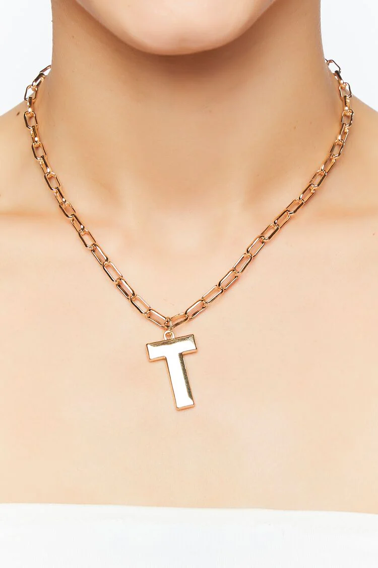 Initial Pendant Necklace - Image 2
