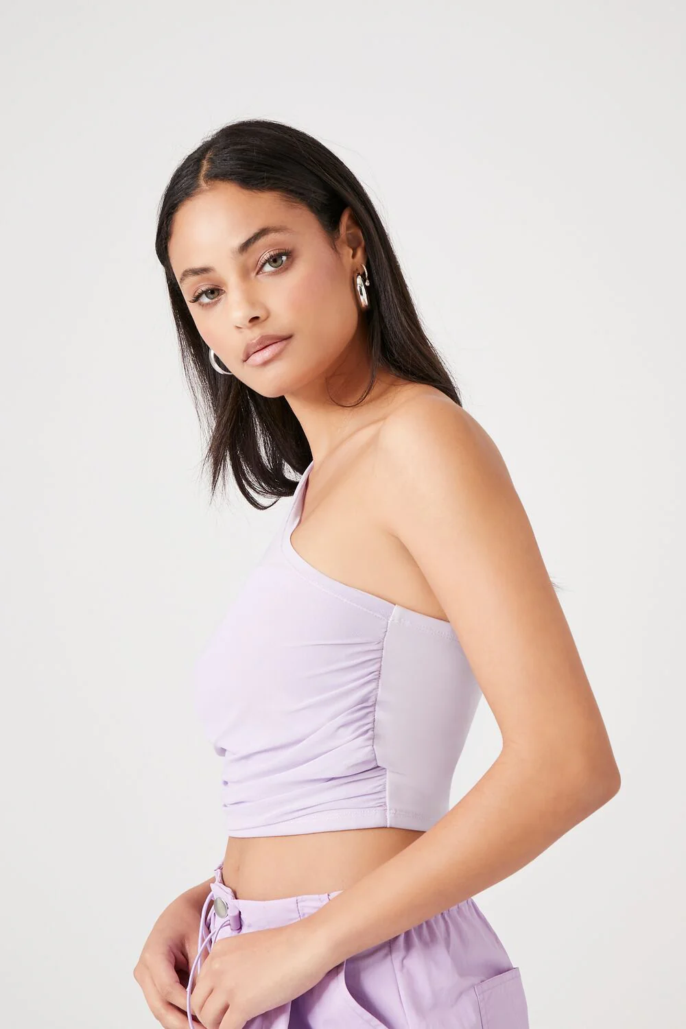 Mesh Sweater-Knit Crop Top - Image 2