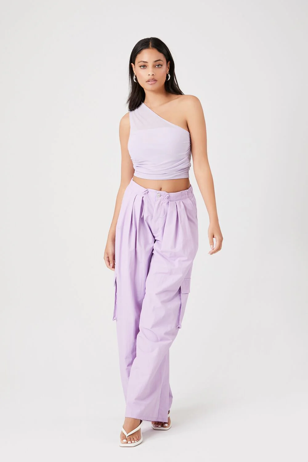 Mesh Sweater-Knit Crop Top - Image 4