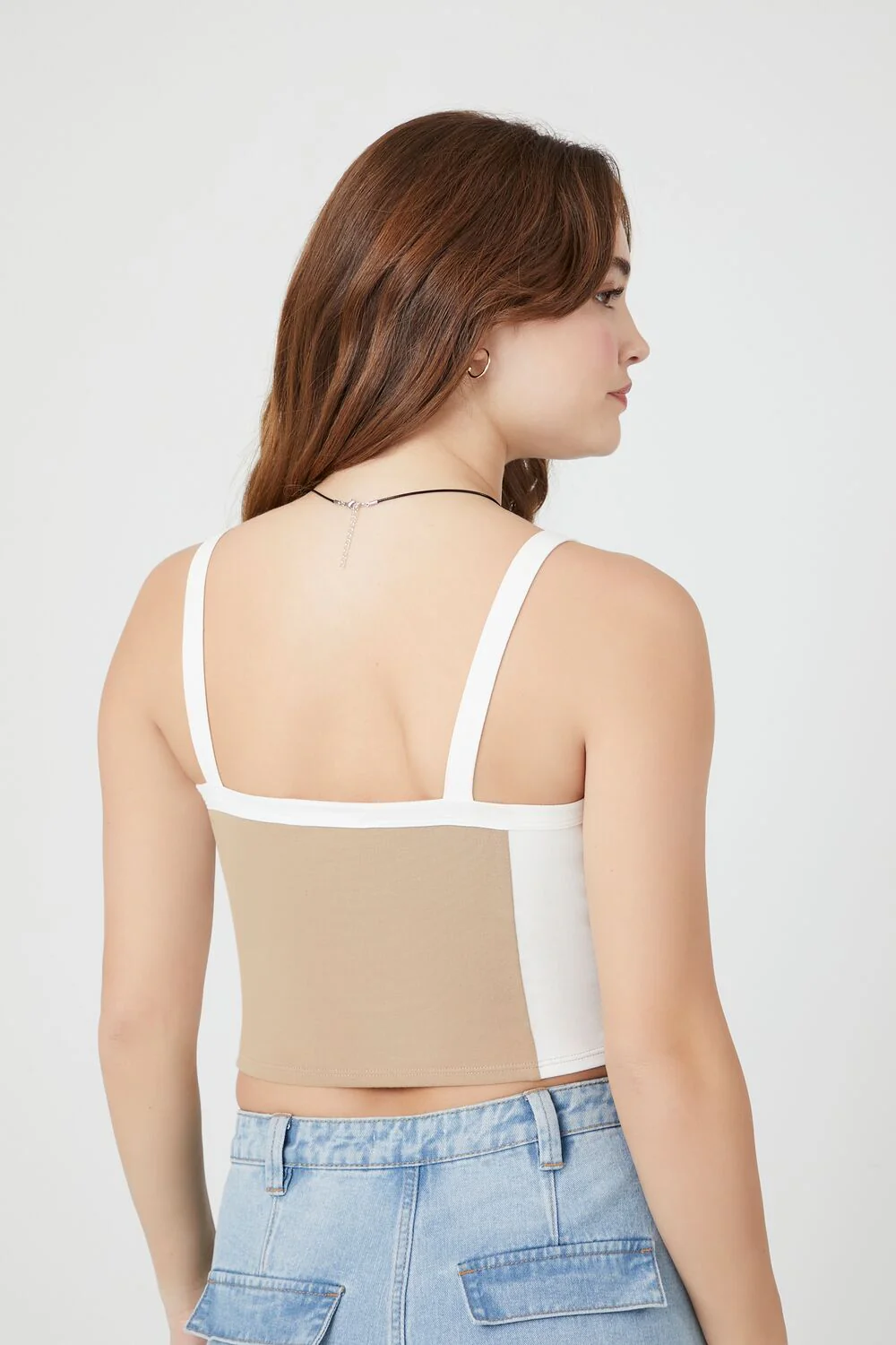 Colorblock Cropped Cami - Image 3