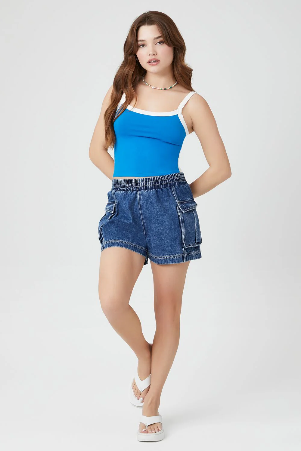 Colorblock Cropped Cami - Image 9
