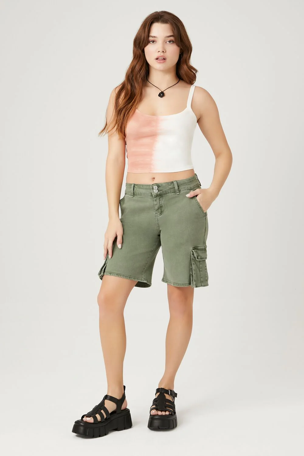Rib-Knit Tie-Dye Cami - Image 4