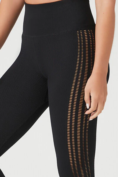 Active Seamless Cutout Leggings - Image 5