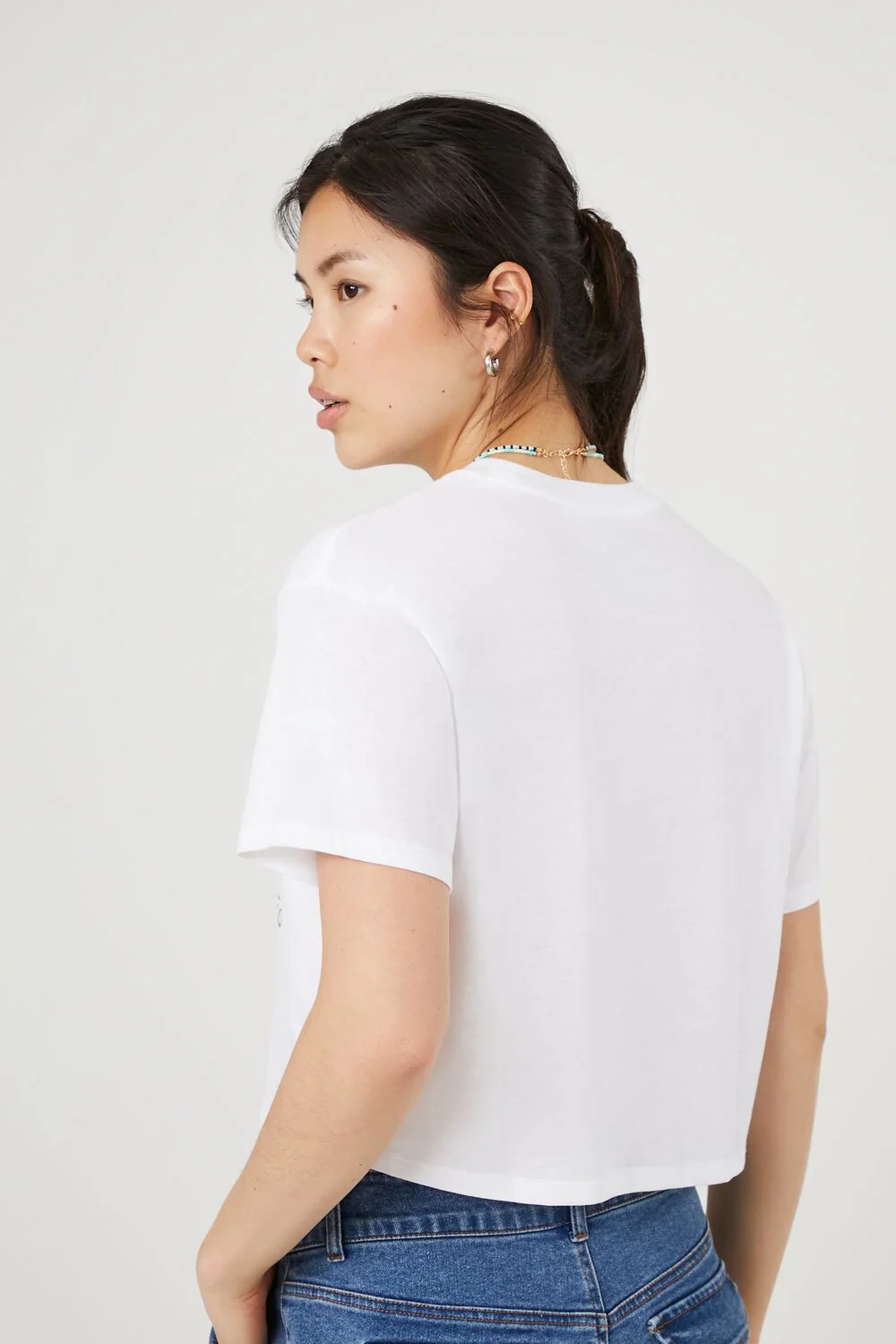 California Snoopy Graphic Cropped Tee - Image 3