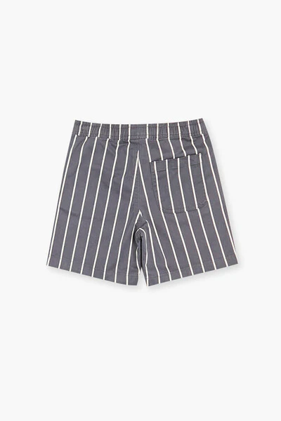 Kids Striped Drawstring Shorts (Girls + Boys) - Image 2