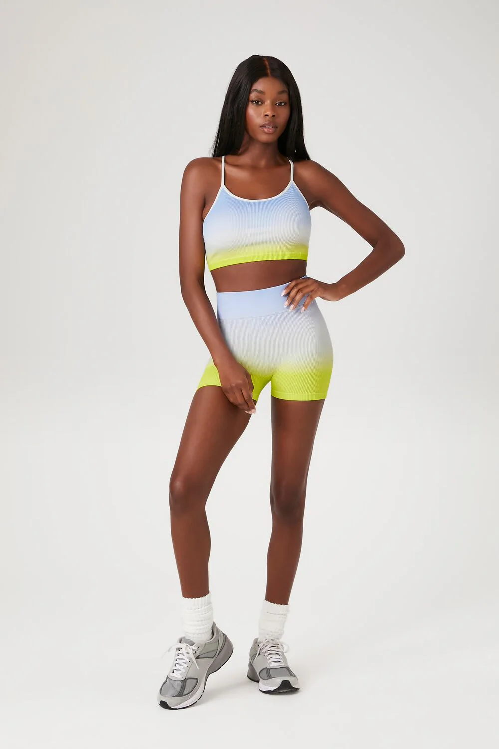 Seamless Active Gradient Biker Shorts - Image 6