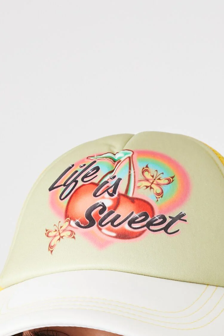 Life is Sweet Graphic Trucker Hat - Image 2