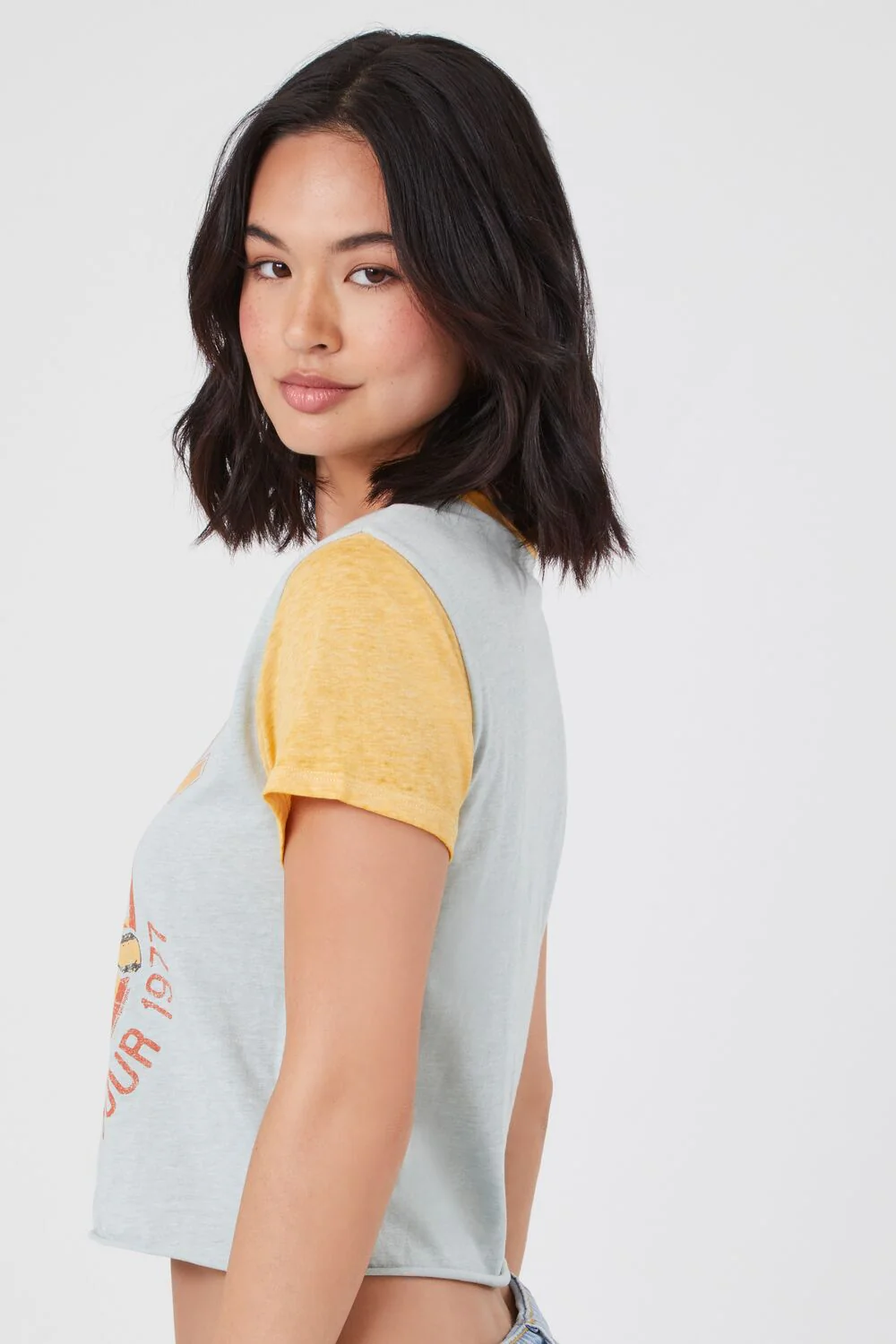 ACDC Graphic Cropped Tee - Image 2