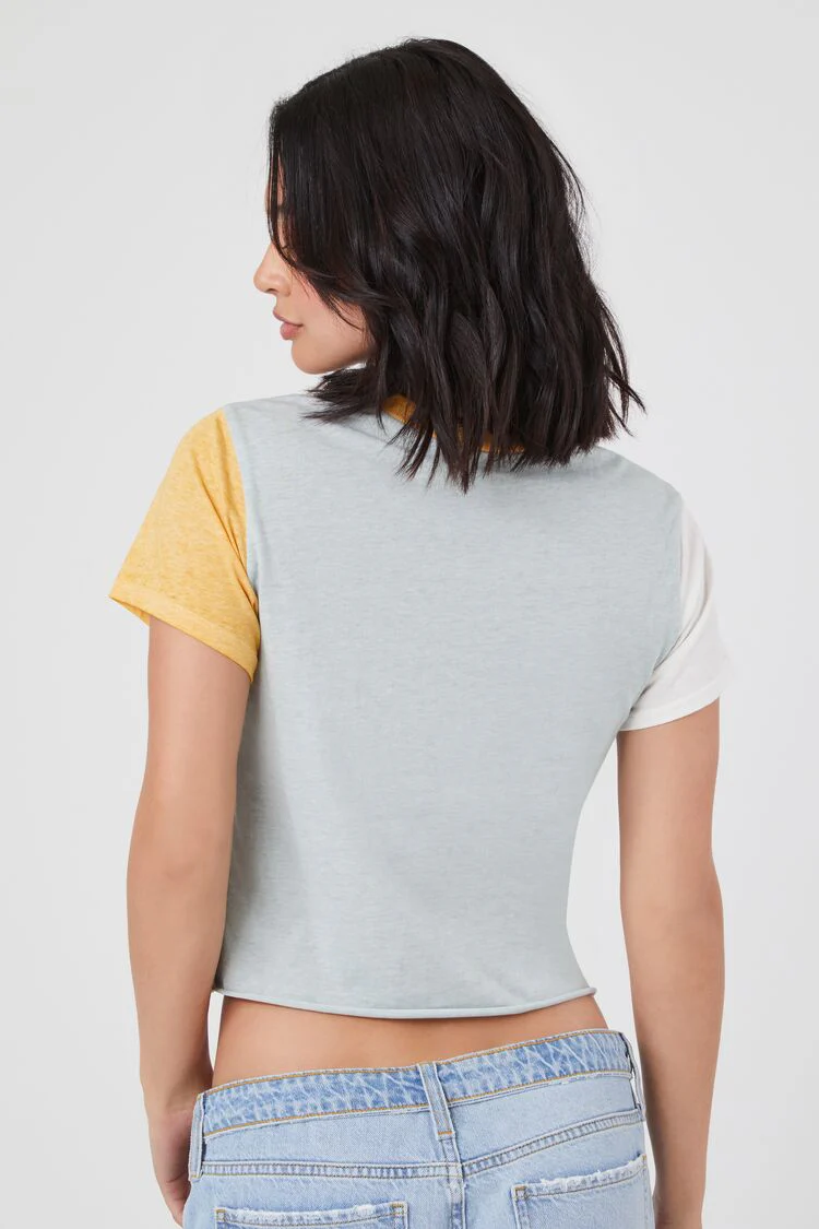 ACDC Graphic Cropped Tee - Image 3