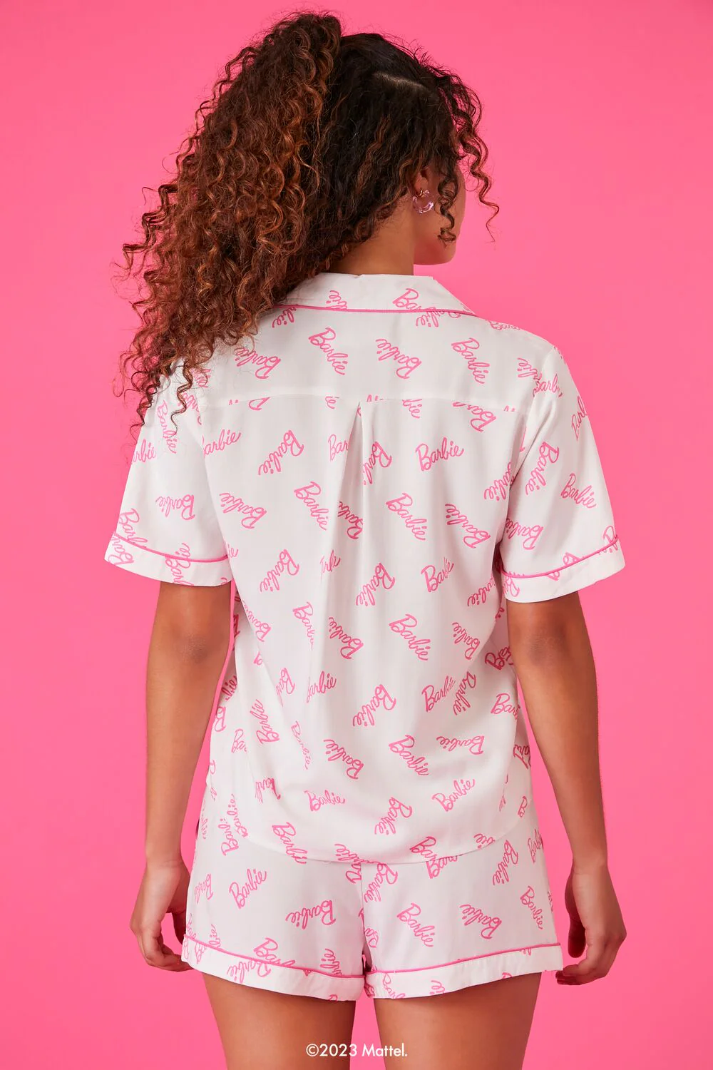 Barbie Shirt & Shorts Pajama Set - Image 3