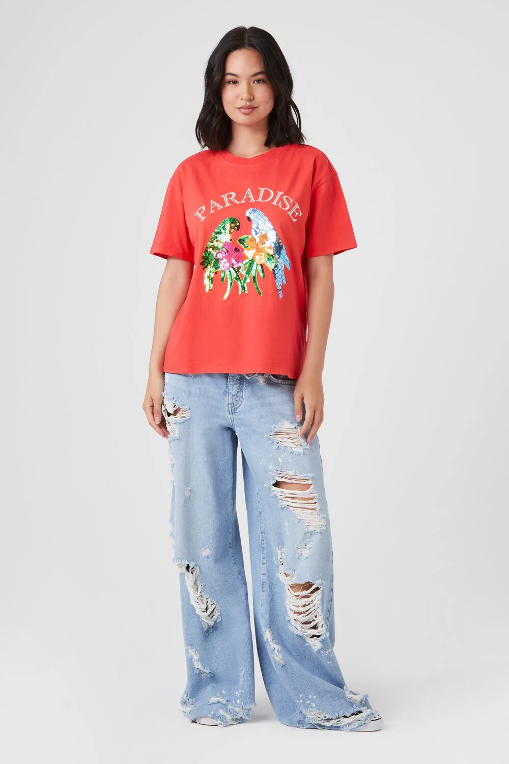 Sequin Paradise Graphic Tee - Image 4
