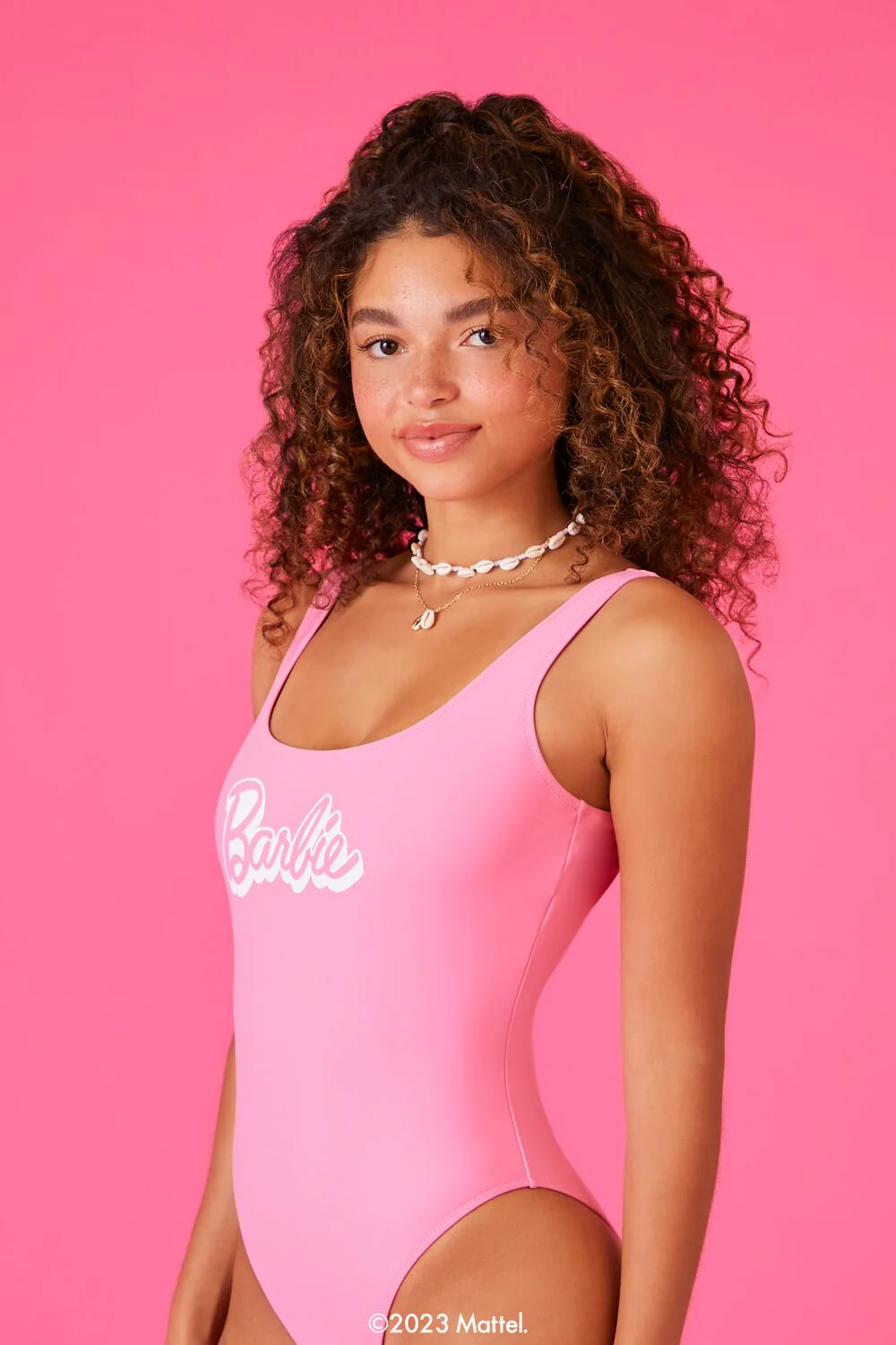 Barbie Graphic One-Piece Swimsuit - Image 3