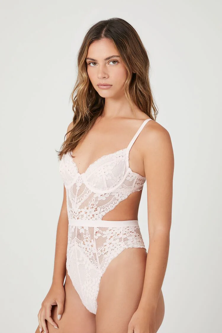 Lace Underwire Lingerie Bodysuit - Image 2