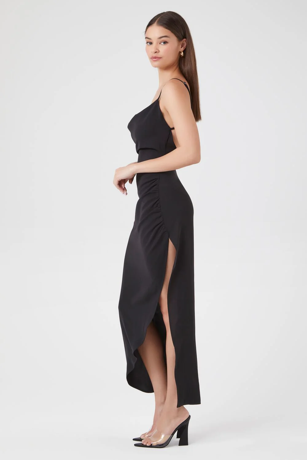 Cowl Neck Maxi Slip Dress - Image 2