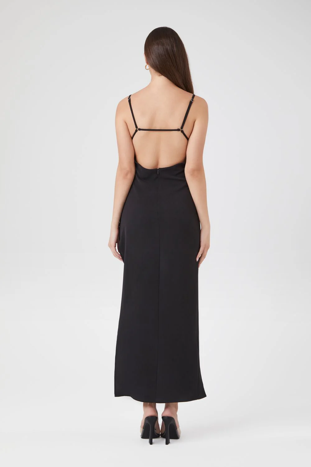 Cowl Neck Maxi Slip Dress - Image 3