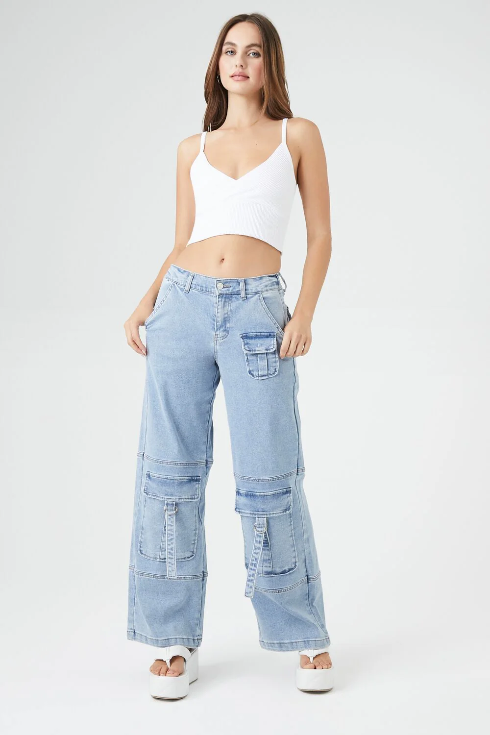 Seamless Surplice Cropped Cami - Image 4