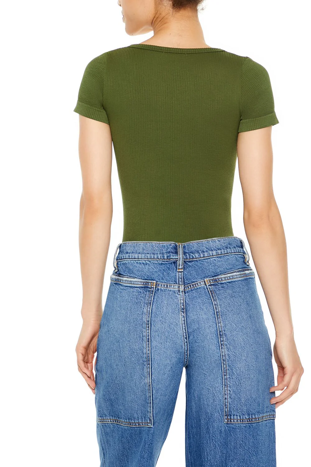 Seamless Ribbed Bodysuit - Image 15
