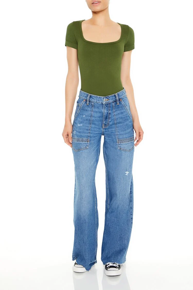 Seamless Ribbed Bodysuit - Image 16