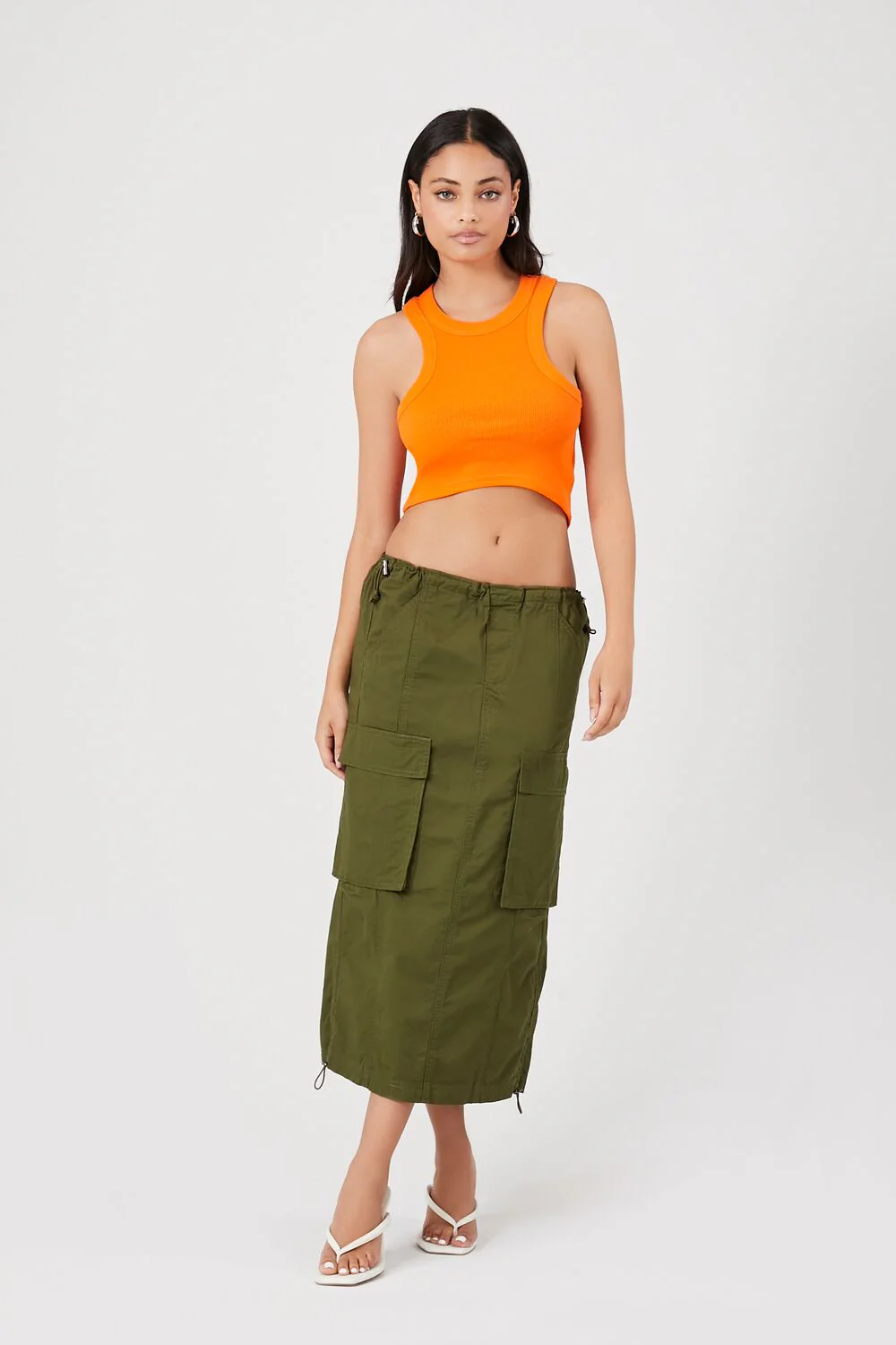 Cropped Rib-Knit Tank Top - Image 4