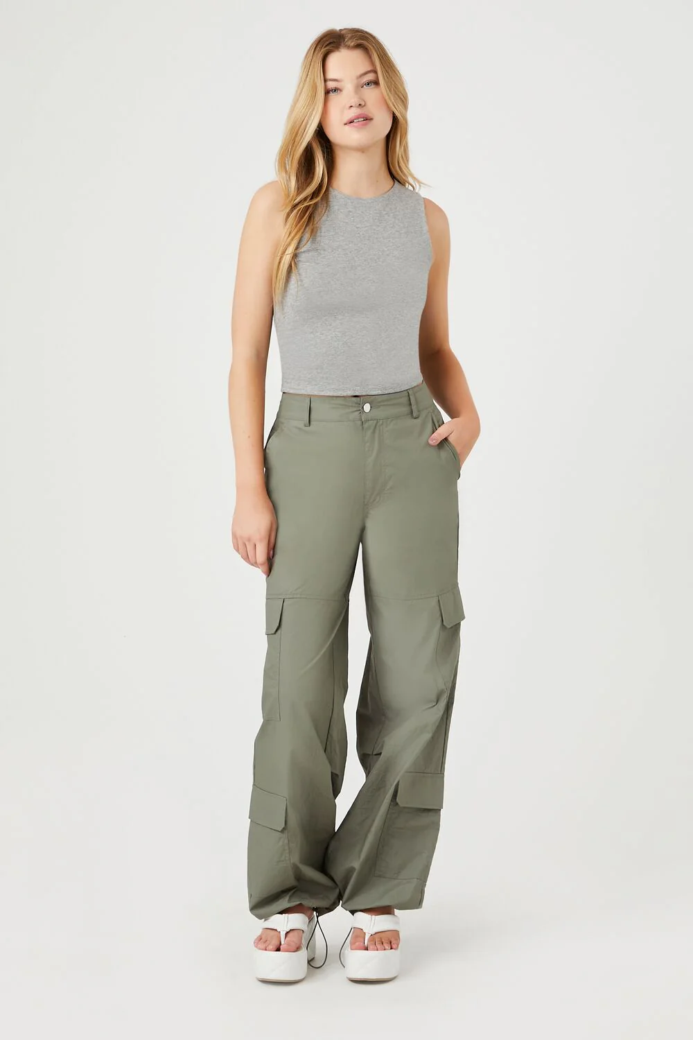Cotton-Blend Tank Top - Image 9