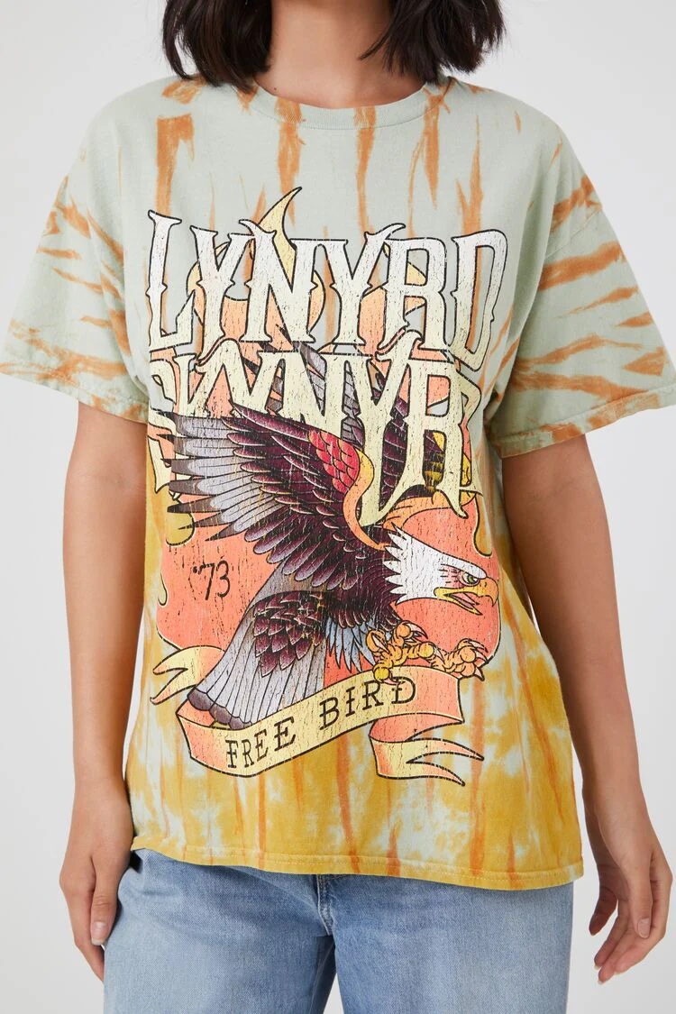 Tie-Dye Lynyrd Skynyrd Graphic Tee - Image 5