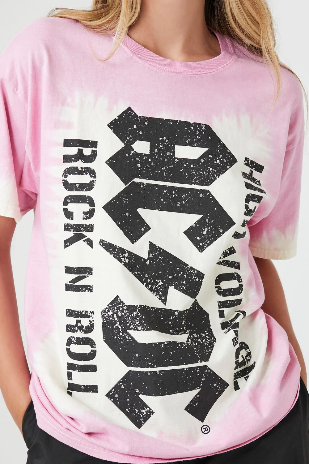 Tie-Dye ACDC Graphic Tee - Image 5