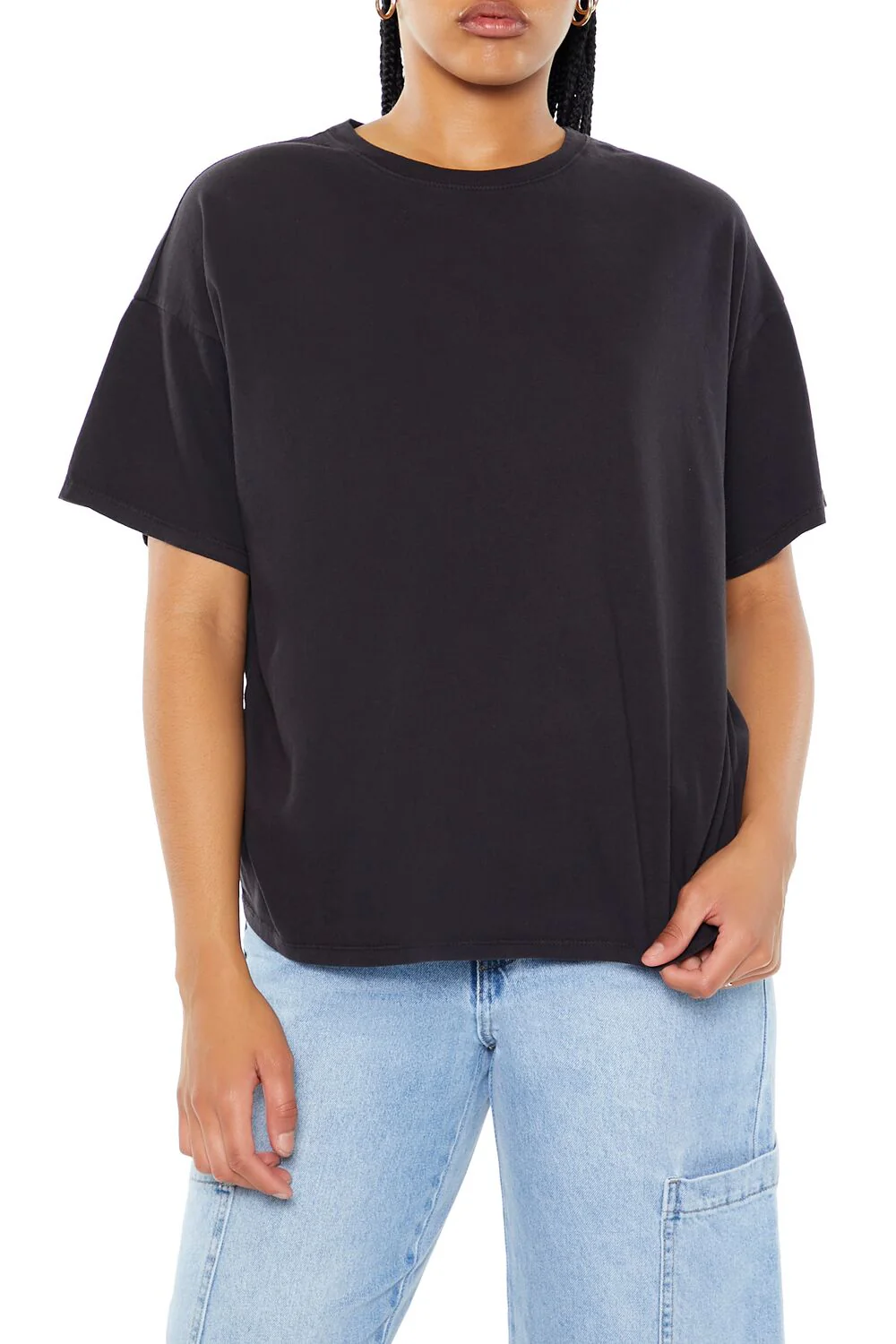 Oversized Boyfriend Crew Tee - Image 6