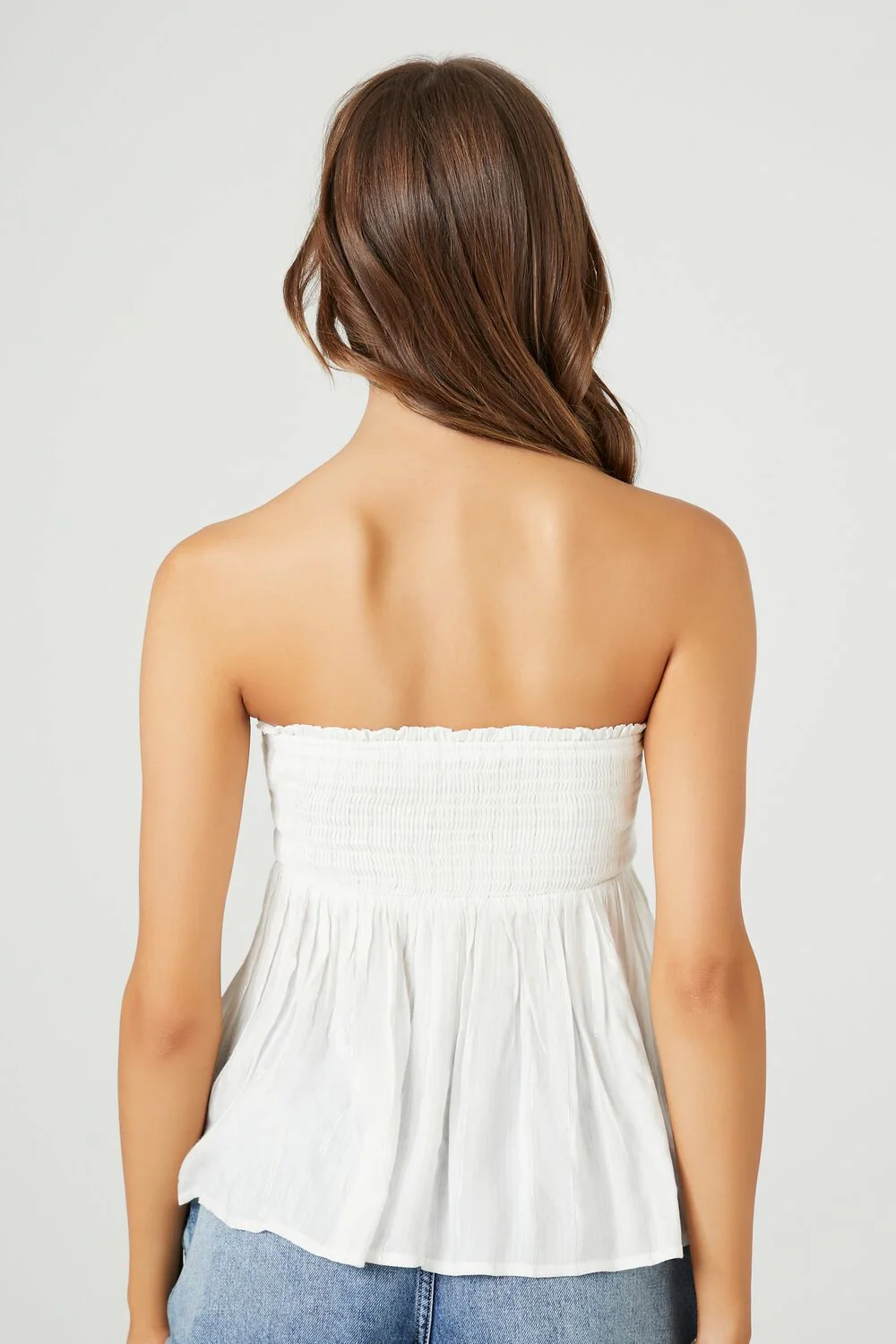 Smocked Flounce Tube Top - Image 3