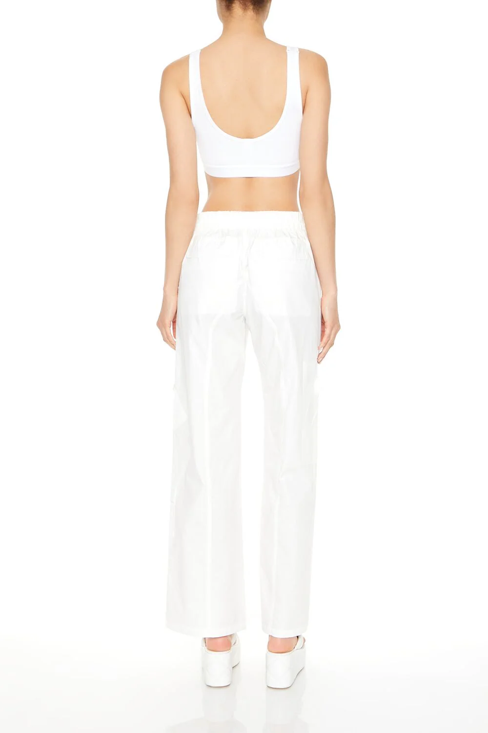 Mid-Rise Straight-Leg Cargo Pants - Image 3
