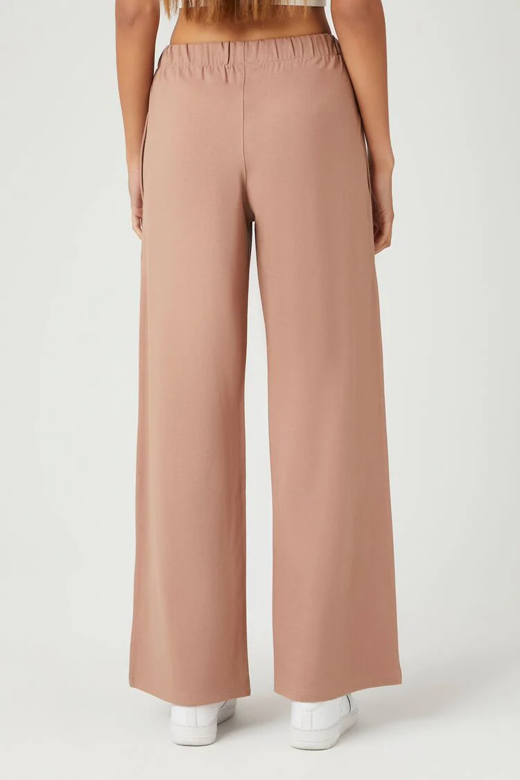 Cotton Wide-Leg Pants - Image 4