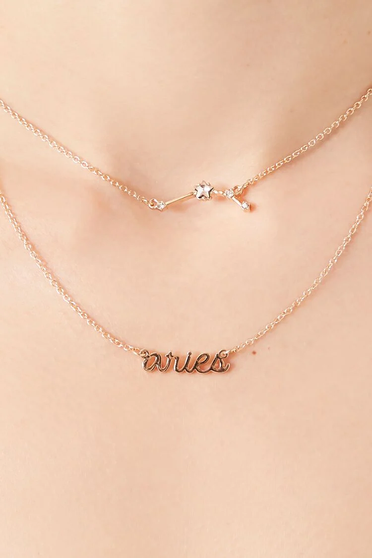 Zodiac Layered Necklace - Image 2