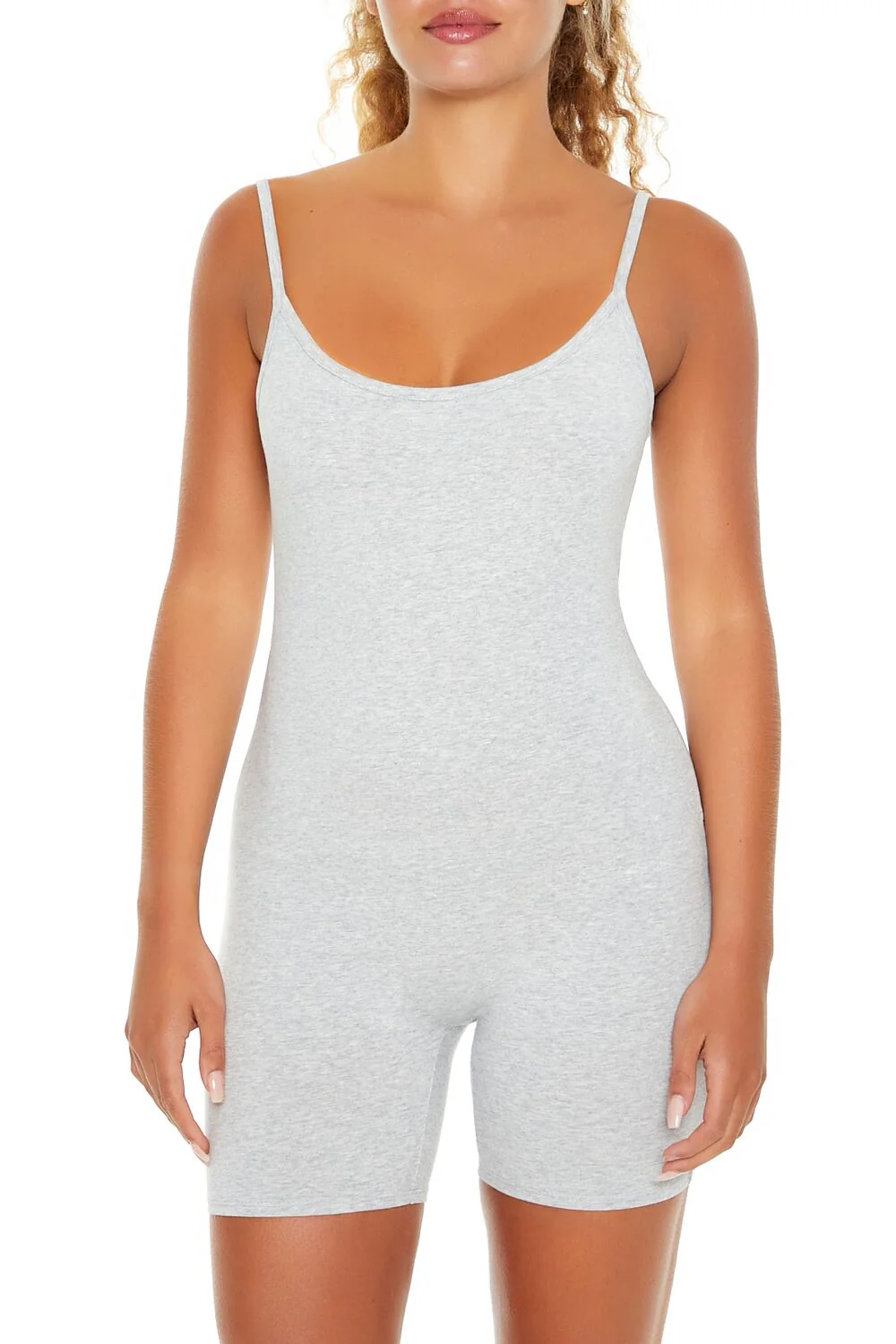Fitted Scoop-Neck Romper - Image 2