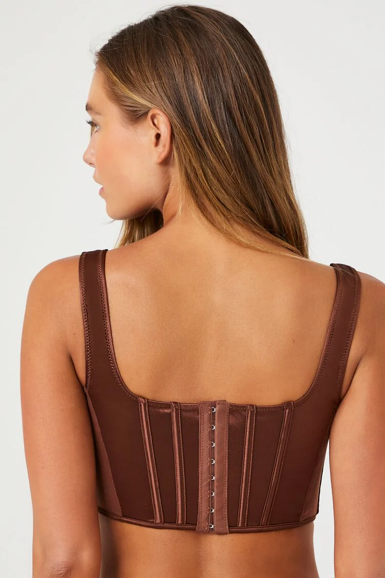 Satin Corset Bralette - Image 3
