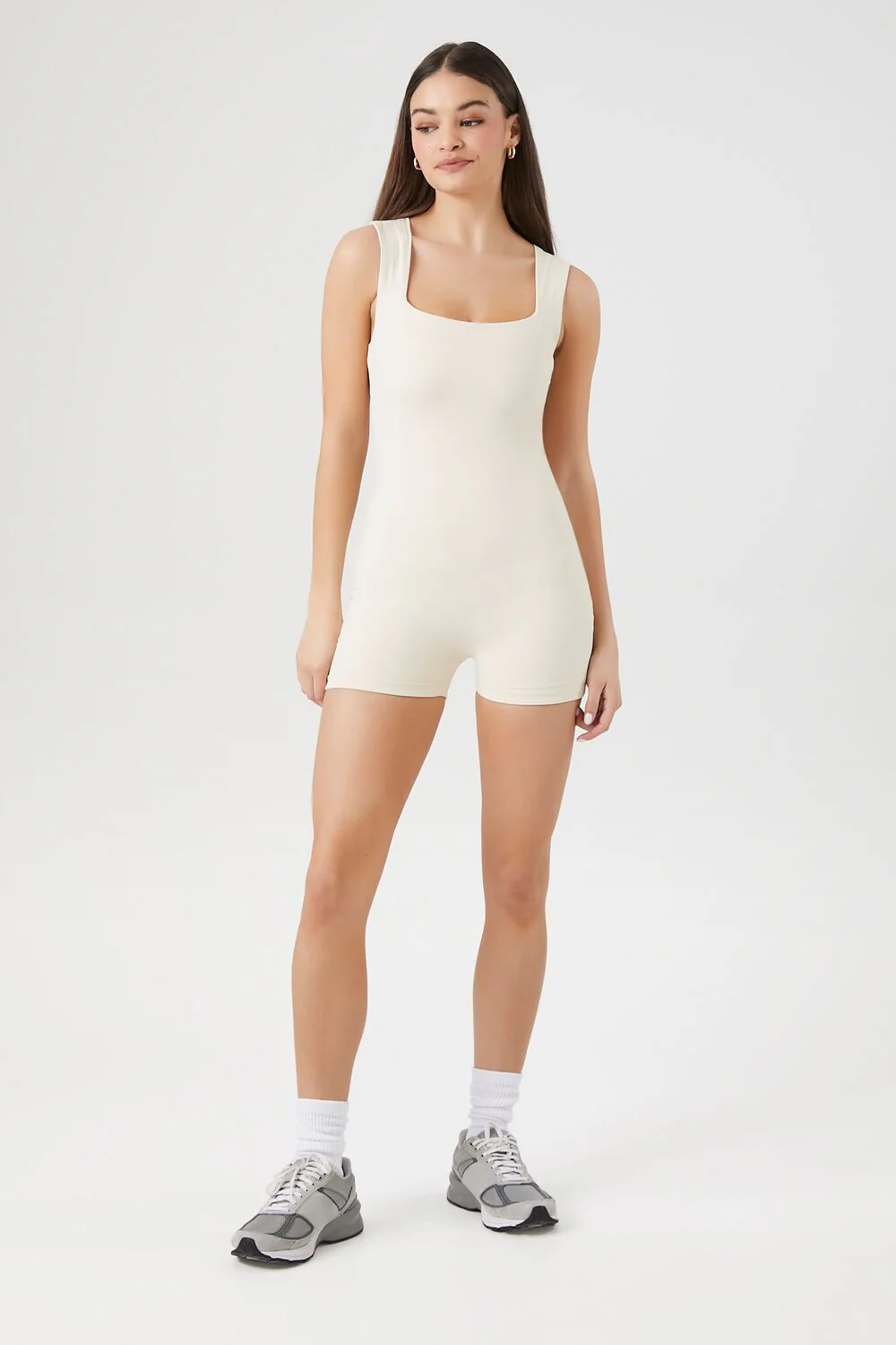 Square-Neck Tank Romper - Image 4
