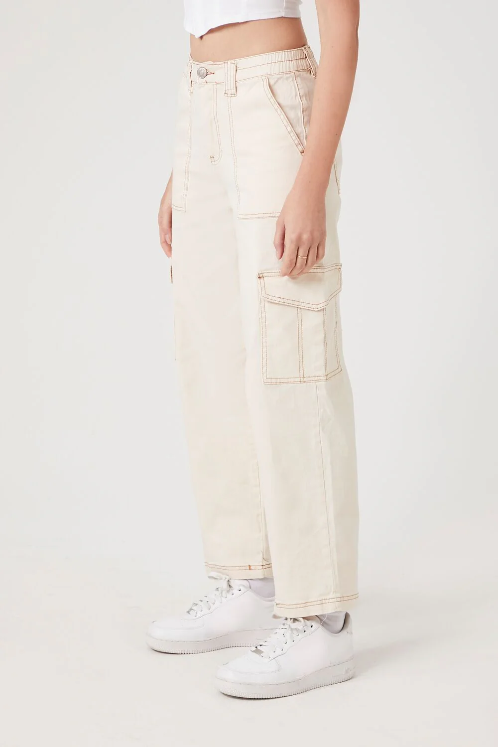 Denim Cargo Pants - Image 3