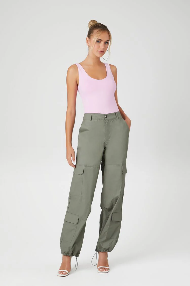 Scoop-Neck Fitted Tank Top - Image 4