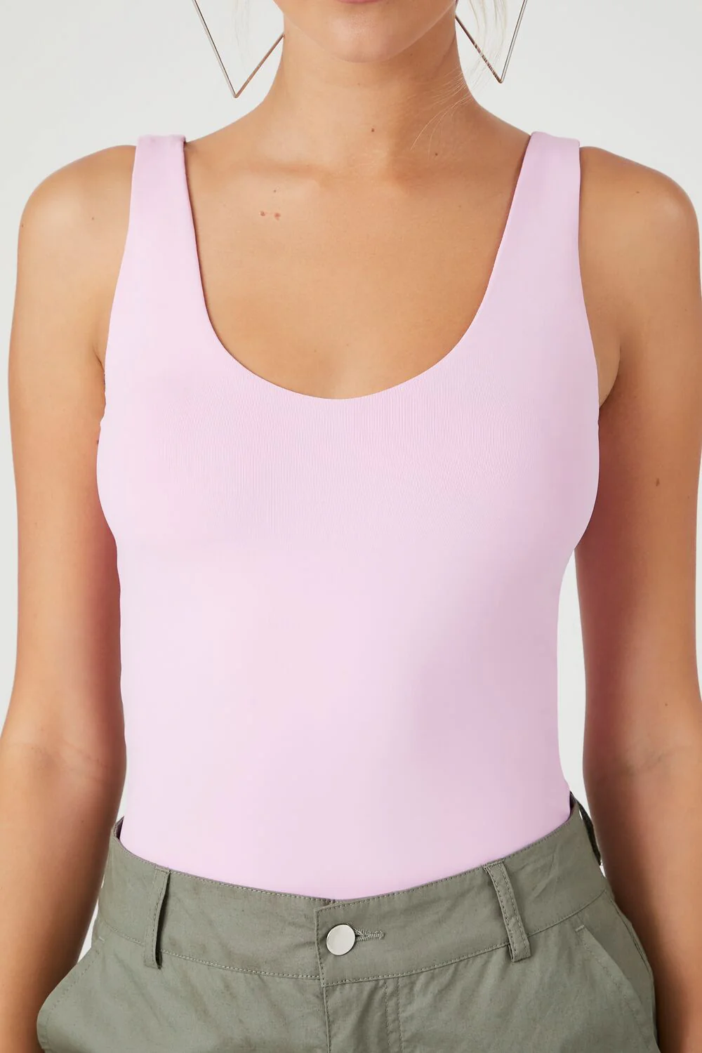 Scoop-Neck Fitted Tank Top - Image 5