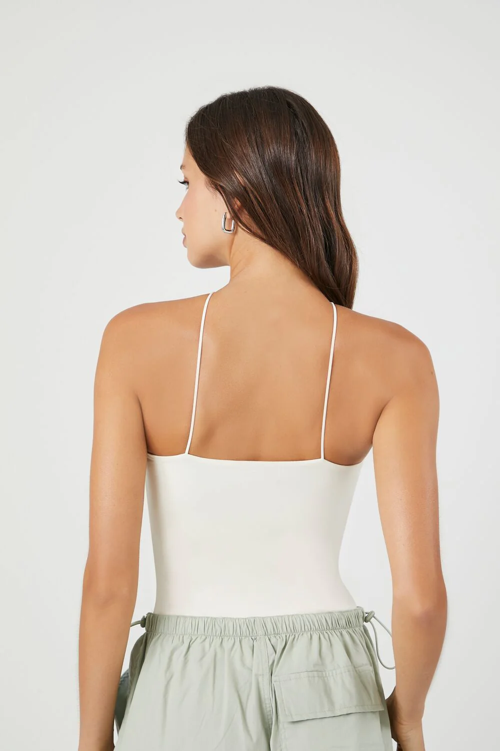 Contour Sculpt Fitted Halter Bodysuit - Image 3