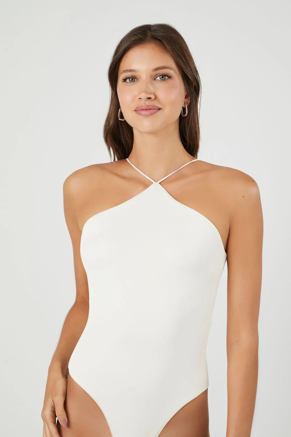 Contour Sculpt Fitted Halter Bodysuit - Image 5